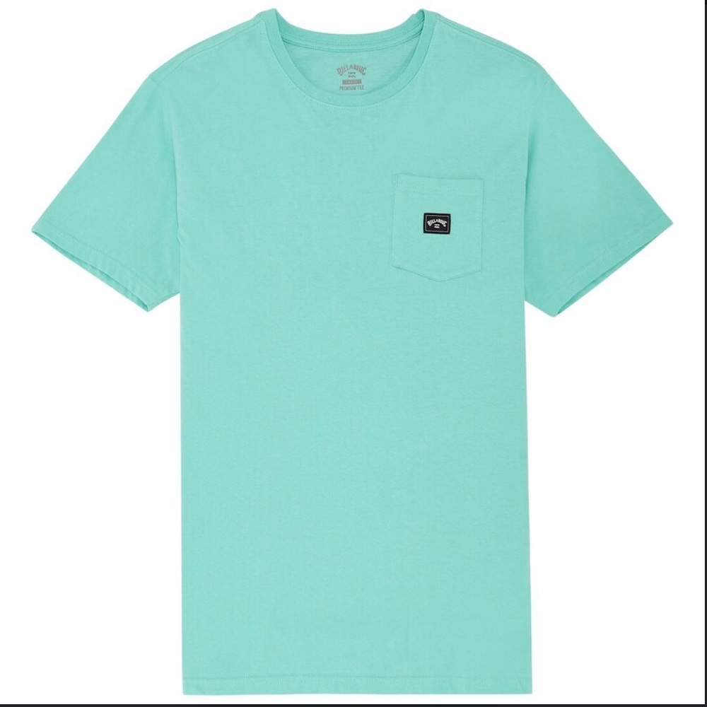 Billabong Stacked Tee – Light Aqua